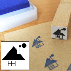 ぷちスタンプ　モクモク　ハウス