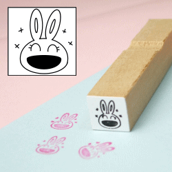 ぷちスタンプ　笑いぴょこちゃんスタンプ