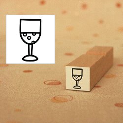 画像1: ワイングラス　スパークリングスタンプ