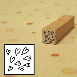 たくさんのハートの形が手作りのメッセージカードを彩ってお祝いのコメントを届けましょう オリジナルやお名前のスタンプでスタンプ生活を始めよう