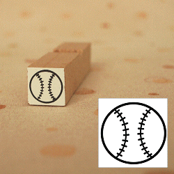 野球ボールのスタンプです オリジナルのスタンプで手帳や育児日記を彩ろう